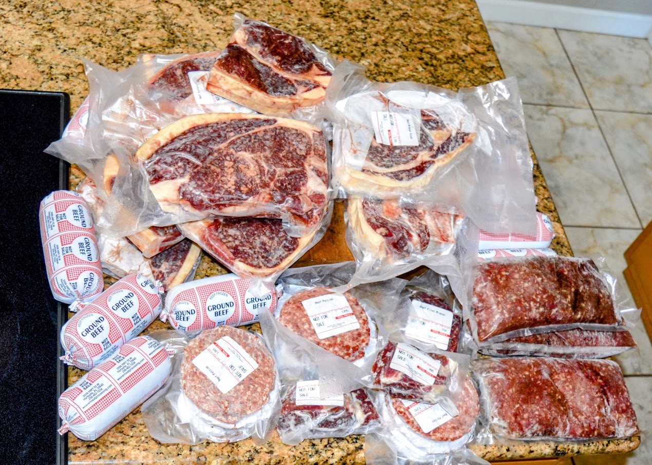 Whole Bulk Beef: 360lb Box - 2025 Fall Harvest 2024 Bulk Beef Benson Farms