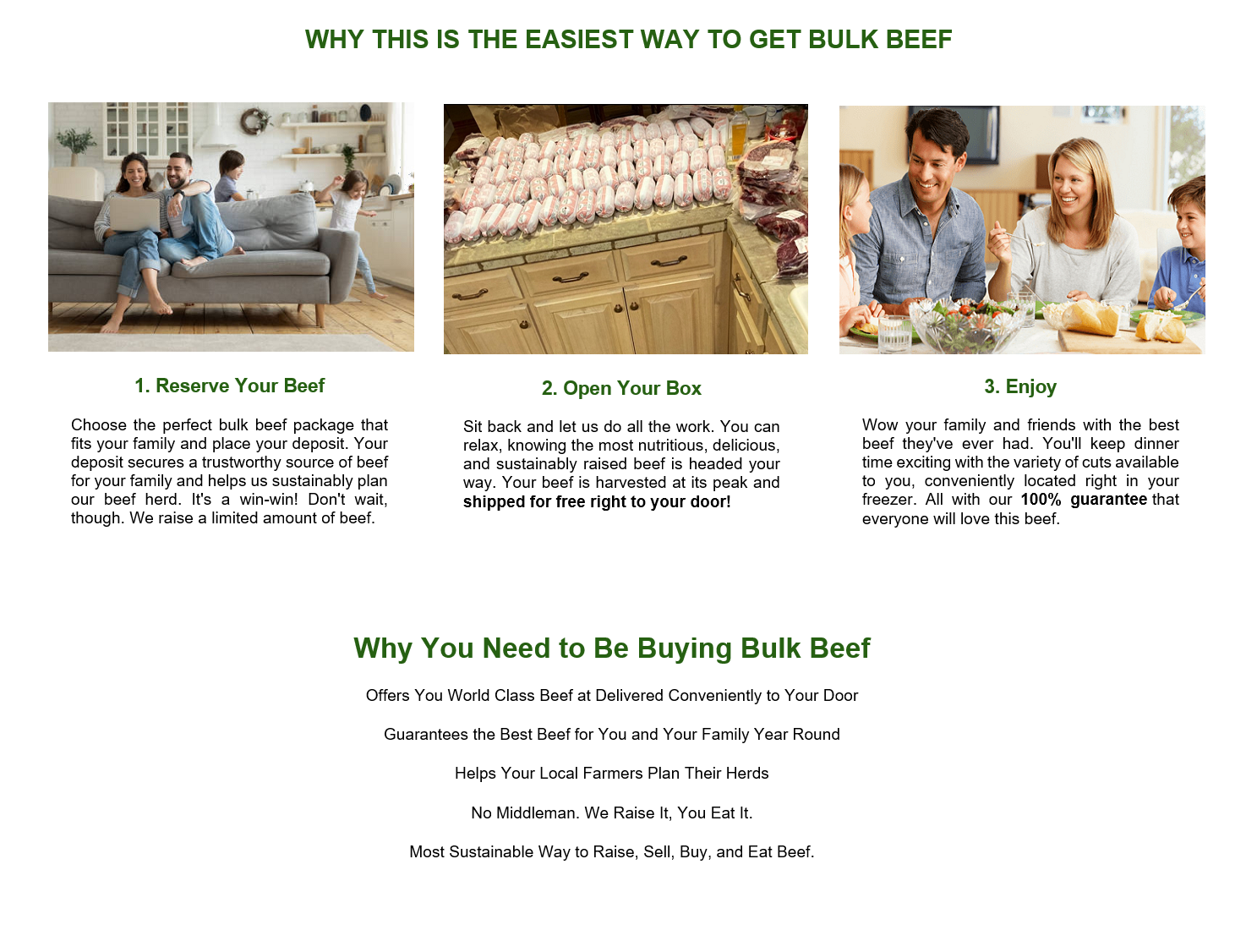 Shop Bulk Beef – Benson Farms